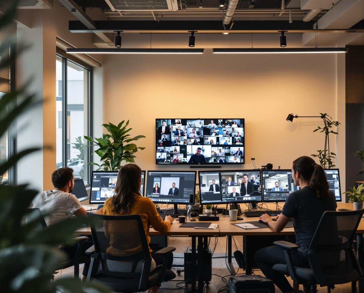 视野媒体11团队工作场景